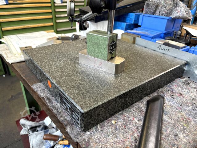 Placa de granito para medição incluíndo relógio de medição de altura Granite Measuring Plate with Dial Gauge