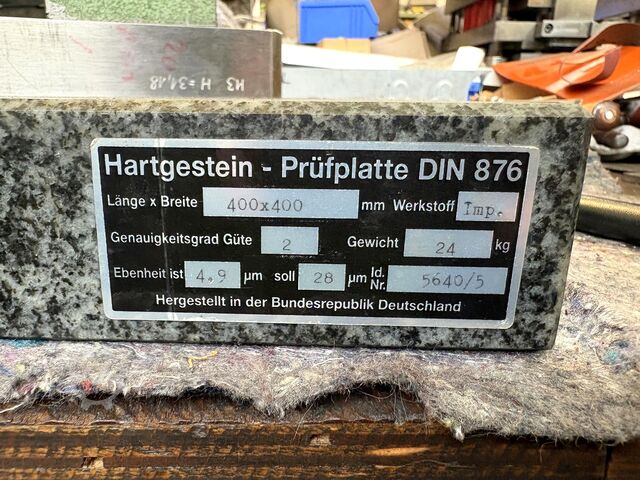 Placa de granito para medição incluíndo relógio de medição de altura Granite Measuring Plate with Dial Gauge