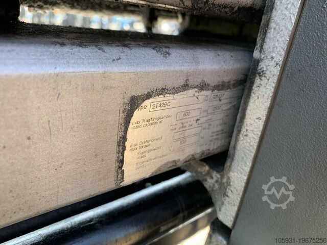 Çift palet çatalı Kaup 2T429C