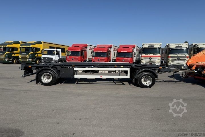 Remolque con chasis intercambiable  HKM Muldenanhänger / Swiss-Vehicle