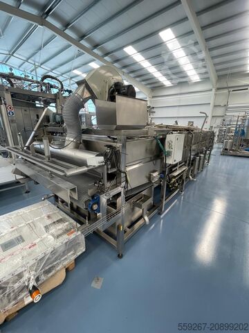 Kontinuerlig pasteuriseringsanlæg i rustfrit stål