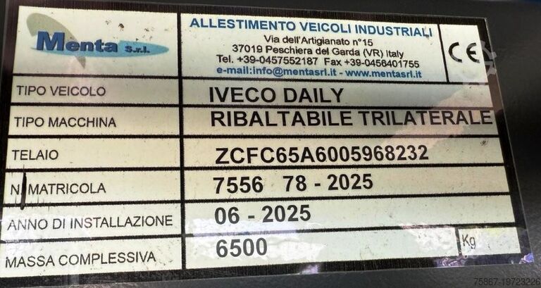 Wywrotka Iveco DAILY 65C15