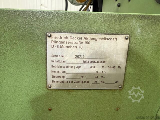 Marógép Deckel - FP4M Deckel FP4M