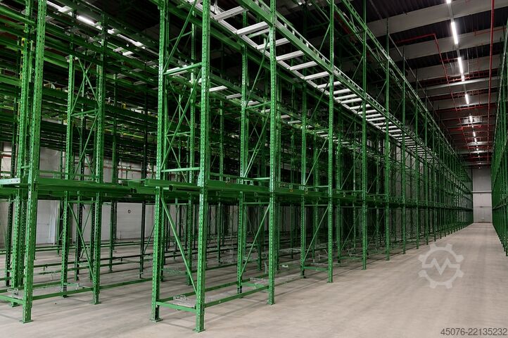 Voest palet rafı, yaklaşık 22 metre, ikinci el VOEST-ALPINE Palettenregal