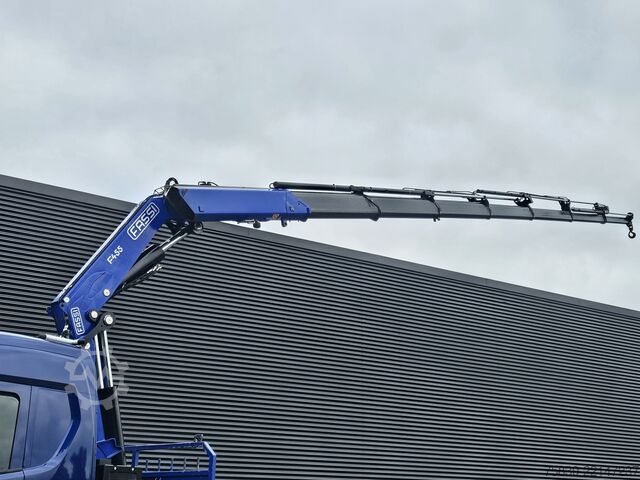 Plataforma de carga Scania G500 6x2 / FASSI 45 t/m  CRANE / KRAN / GRUA