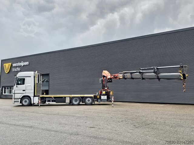 Plataforma de carga Mercedes-Benz ACTROS 2541 6x2 / PALFINGER 42 tm CRANE / KRAN