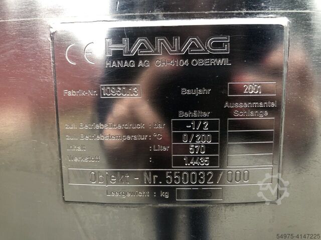 Roestvrijstalen tank tank drukvat 10451