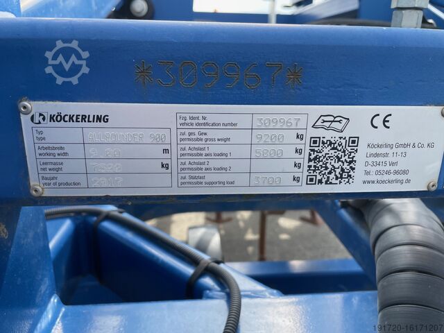 Cultivator Köckerling 900 Allrounder