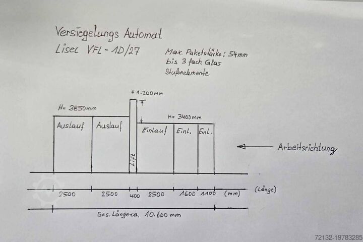 Automatische sealapparaat Lisec VFL-1d/27