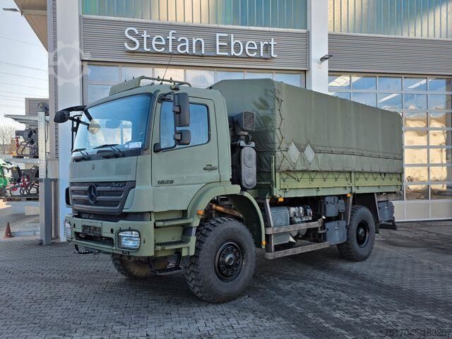 Skjutbar presenning Mercedes-Benz Axor 1829 A 4x4 Klima Standheizung 3 Sitze