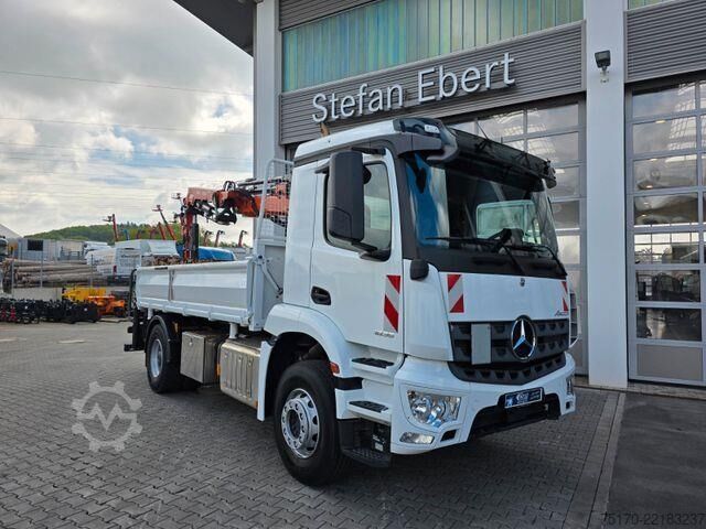 Skraldevogn Mercedes-Benz Arocs 1835 KK Heckkran Atlas 126.3E-A3L Funk