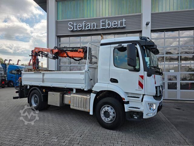 Skraldevogn Mercedes-Benz Arocs 1835 KK Heckkran Atlas 126.3E-A3L Funk