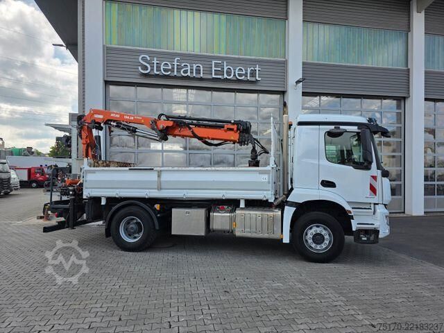 Skraldevogn Mercedes-Benz Arocs 1835 KK Heckkran Atlas 126.3E-A3L Funk