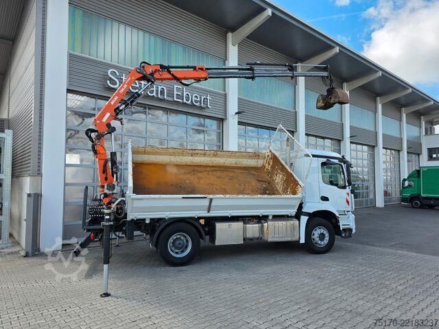 Skraldevogn Mercedes-Benz Arocs 1835 KK Heckkran Atlas 126.3E-A3L Funk