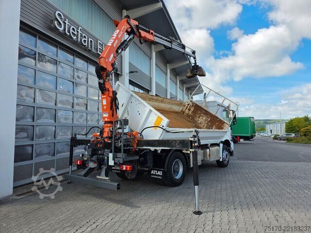 Skraldevogn Mercedes-Benz Arocs 1835 KK Heckkran Atlas 126.3E-A3L Funk