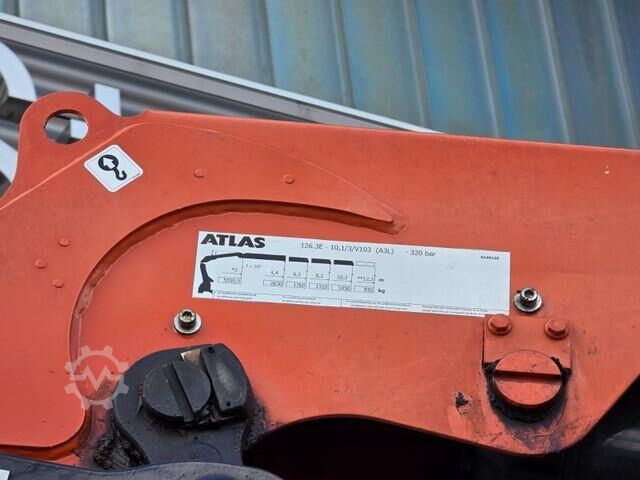 Skraldevogn Mercedes-Benz Arocs 1835 KK Heckkran Atlas 126.3E-A3L Funk