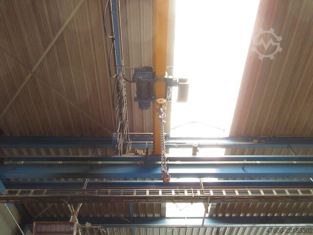 Kranhimmel Kran Hal kraan Spoor 14000mm Demag Hallenkran Brückenkran Kran 3,2t Kran Seilzug PLV 3200Kg Spur 14m Hub 6m