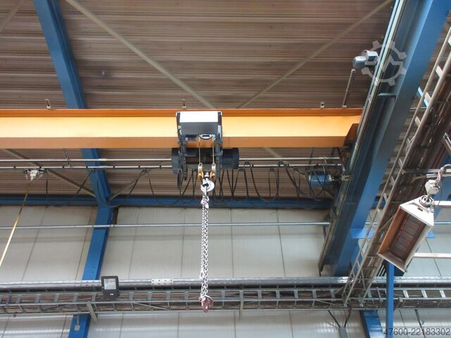Kranhimmel Kran Hal kraan Spoor 14000mm Demag Hallenkran Brückenkran Kran 3,2t Kran Seilzug PLV 3200Kg Spur 14m Hub 6m