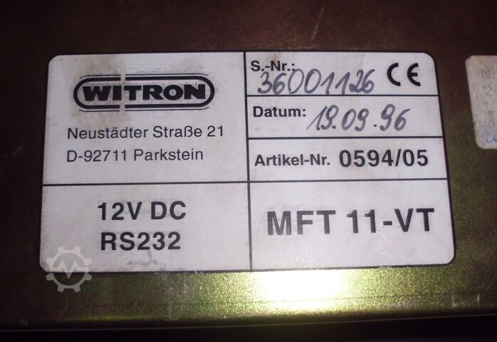 Keyboard Witron MFT 11 - VT 12 V DC RS 232