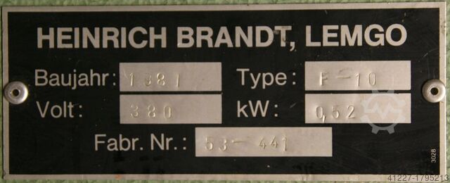 Straal / spoelfreesmachine Brandt F-10