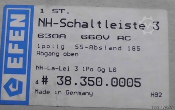 Rozłącznik bezpiecznikowy NH Efen 4#38.350.0005