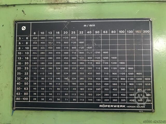 Radiaalboormachine met platenveld, boorwerk, portaalsboormachine, armsboormachine WEBO HRH 100 / 3000