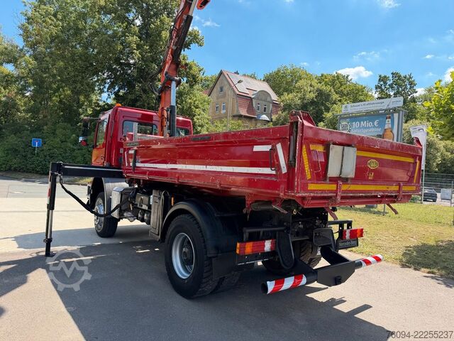 Jeřáb na nákladním automobilu MERCEDES-BENZ Axor 1833 4x4 Kipper Kran 17m FUNK AHK