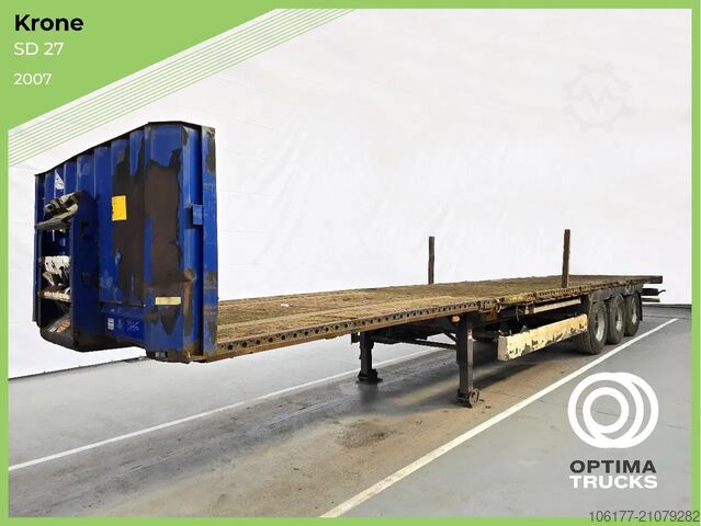 Laadplatform Krone SD 27 FREINS TOMBOURS /TROMMELREMMEN
