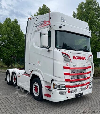 Standard SZM SCANIA S 590 6x2 V8 Lift Hydraulik Leder Voll