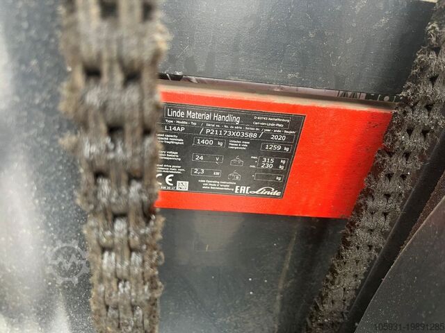 Ανυψωτικό περονοφόρο όχημα Linde L14AP