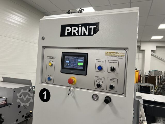 Imprenta flexográfica para producción de cajas Altinisik Makina 1020 Flexographic Printing machine for cardboard
