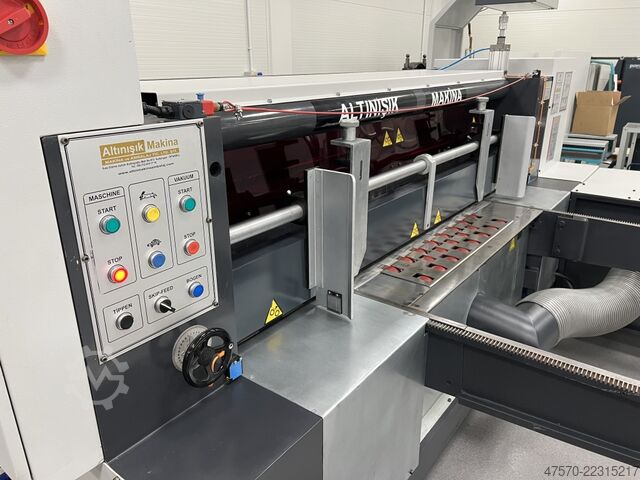 Imprenta flexográfica para producción de cajas Altinisik Makina 1020 Flexographic Printing machine for cardboard