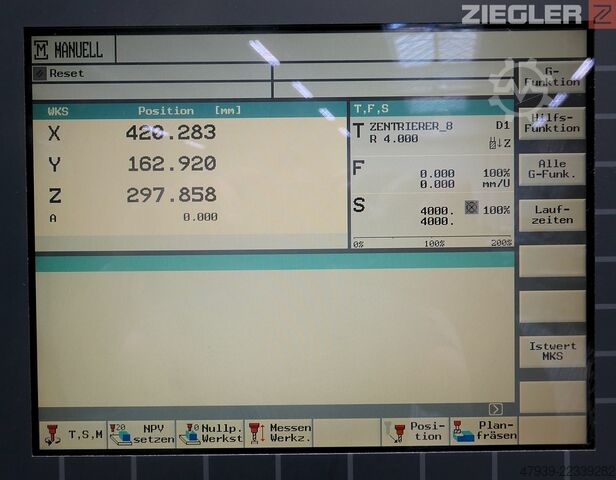 CNC freesmachine EMCO VMC 300 D