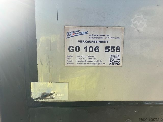 Remorcă cu caroserie interschimbabilă KRONE Wechselbrücke Kühlaufbau