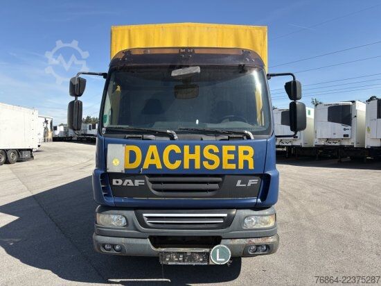 Φορτηγό πλατφόρμα με μουσαμά DAF LF 55 250 PLANE MIT LBW, EURO4