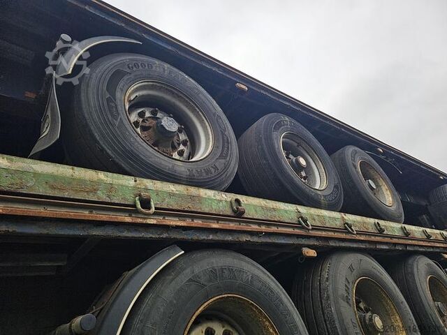 Flatbed Van Hool 3B073 |3 AXLE FLATBED | STACK OF 5 SEMITRAILER...