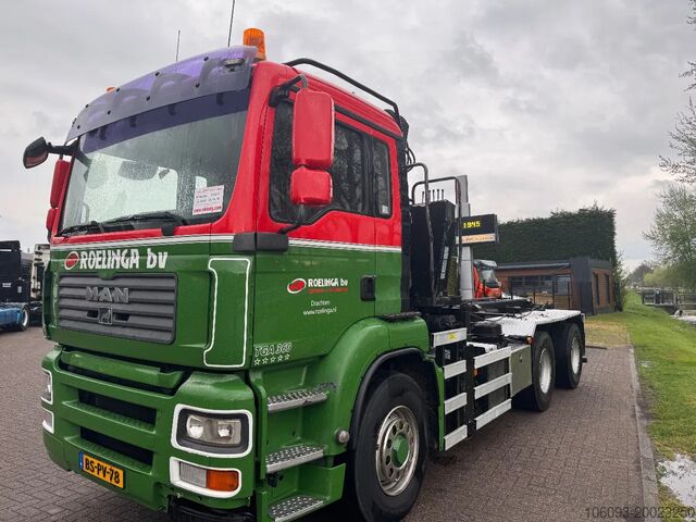 Kábeles rendszer MAN TGA 26.360 6 X 4  Handgeschakeld met HMF Z Kraan