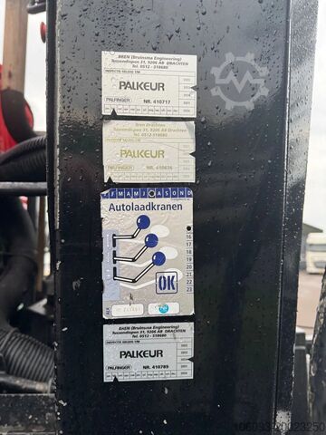 Kábeles rendszer MAN TGA 26.360 6 X 4  Handgeschakeld met HMF Z Kraan