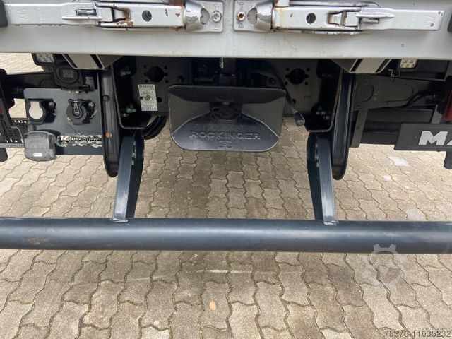 Camión plataforma con toldo MAN TGX 18.430 Edscha Intarder AHK Klima