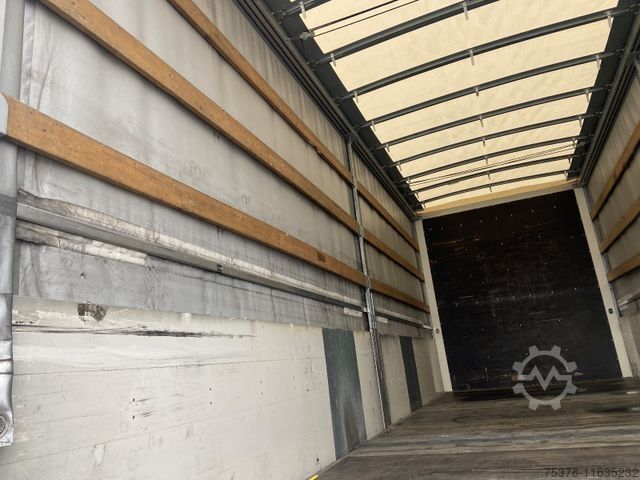 Camión plataforma con toldo MAN TGX 18.430 Edscha Intarder AHK Klima