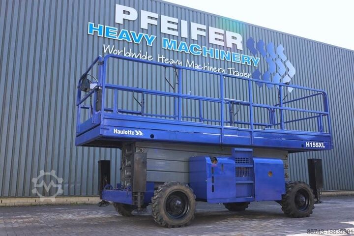 Schaarlift Haulotte H15SXL Diesel, 4x4 Drive, 15m Working Height, 500k