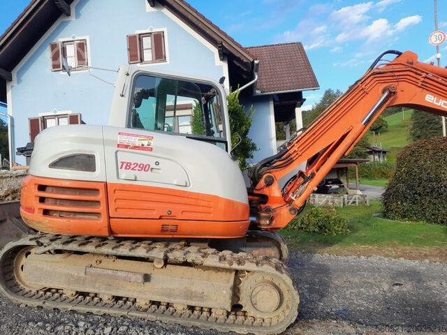 Mini kotrógép Takeuchi TB 290 -Powertilt + Zentralschmierung + 4 Löffel
