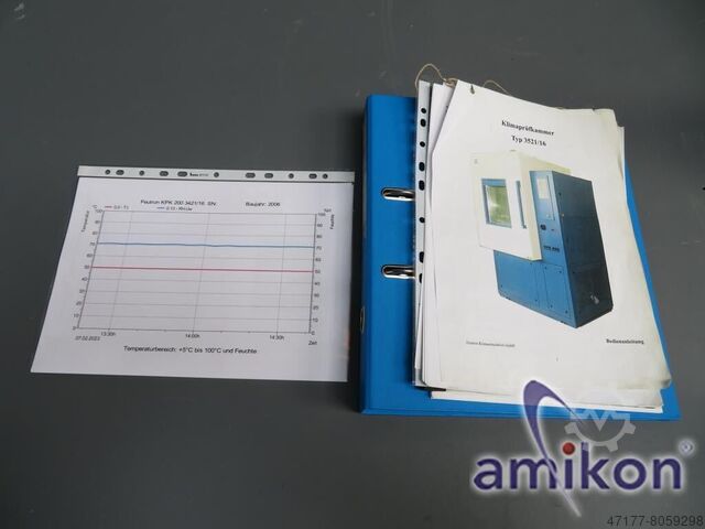 Klimaattestkamer 280 liter Feutron KPK 200 Typ: 3416/16 +5 °C bis +100 °C