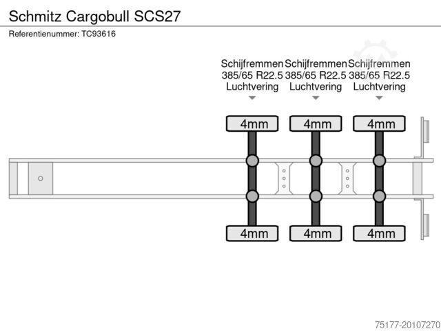 Schuifzeilen Schmitz Cargobull SCS27
