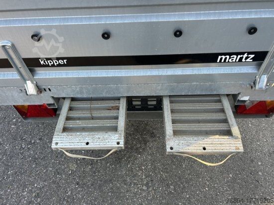 Kiper prikolica MARTZ KIPPER 250/2 C S 2T RüCKWäRTSKIPPER VERZINKT, KNOTT-ACHSEN, 2 STK. VORHANDEN