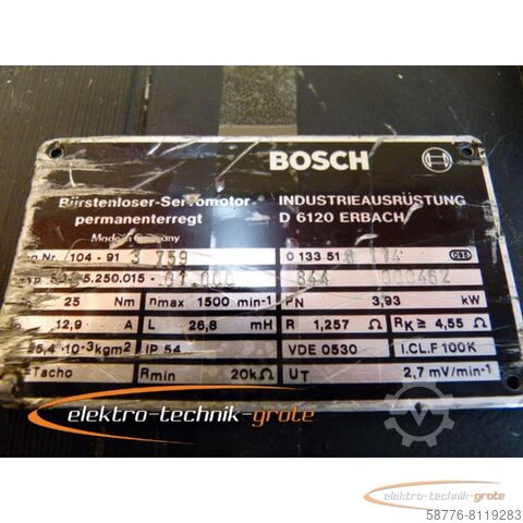 Control unit Bosch SD-B5.250.015-01.000 Bürstenloser Servomotor