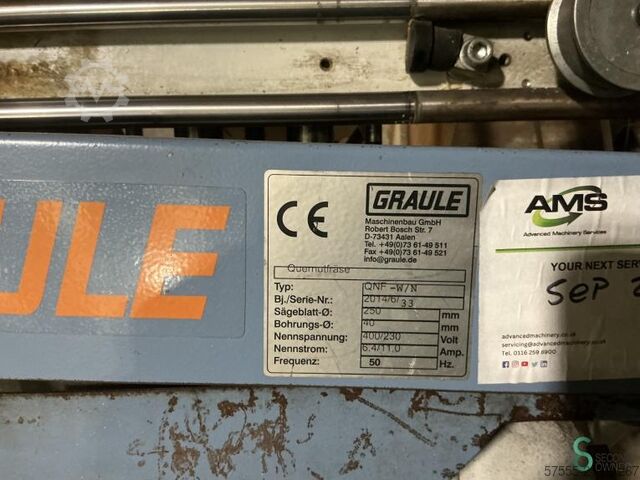 Radial arm saws  Graule Qnf -w/n 2014 Graule 