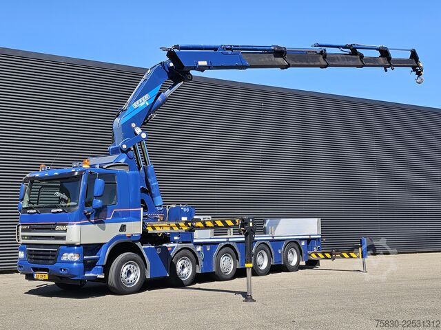 Πλατφόρμα φόρτωσης Ginaf X 5240 TS 10x4 / EFFER 108-5S CRANE / KRAN