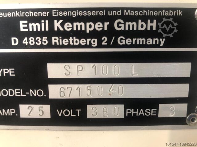 Mezcladora en espiral KEMPER SP100L