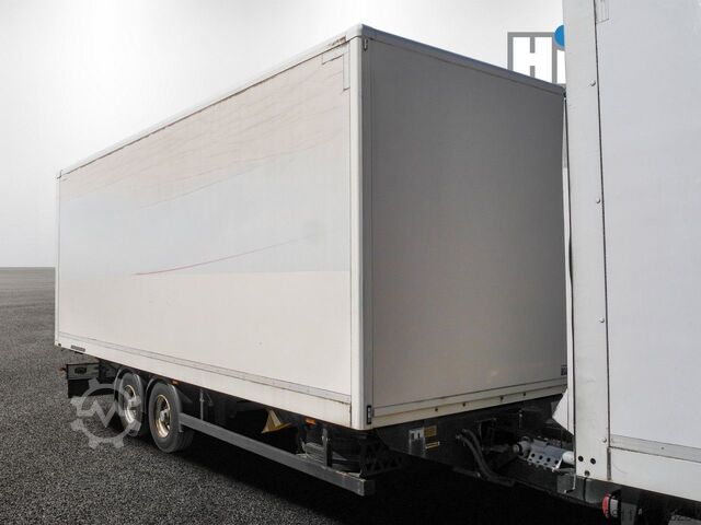 Sandučar kamion DAF LF 220 12t SAXAS KOFFER + ANHÄNGER MOESLEIN AHK